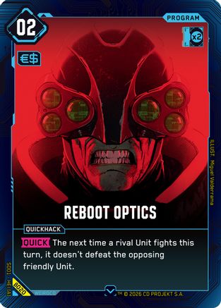 Reboot Optics (B020) - The Heist Beta Starter Deck