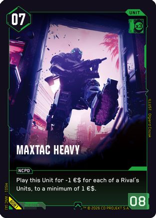 MaxTac Heavy (B081) - Welcome to Night City Beta