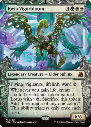 Kwia Vigorbloom (Showcase) (0352) (FRA-352) - Reality Fracture Foil