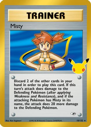 Misty 018/132 - ME 30th Celebration Classic Collection Holofoil - Classic Collection