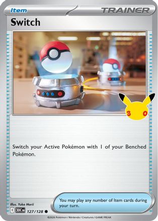 Switch 127/128 - ME 30th Celebration Holofoil - Common