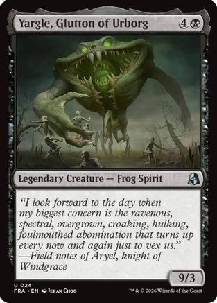 Yargle, Glutton of Urborg (FRA-241) - Reality Fracture Foil