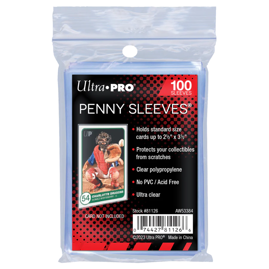 Ultra PRO: Soft Card Sleeves - 2-1/2" X 3-1/2" (Penny Sleeves)