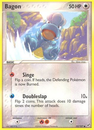 Bagon 52/107 - Deoxys Reverse Holofoil - Common