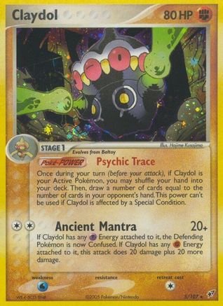 Claydol 5/107 - Deoxys Reverse Holofoil - Holo Rare