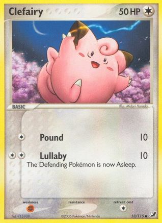 Clefairy 053/115 - Unseen Forces Reverse Holofoil - Common
