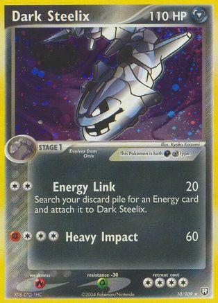 Dark Steelix 010/109 - Team Rocket Returns Reverse Holofoil - Holo Rare