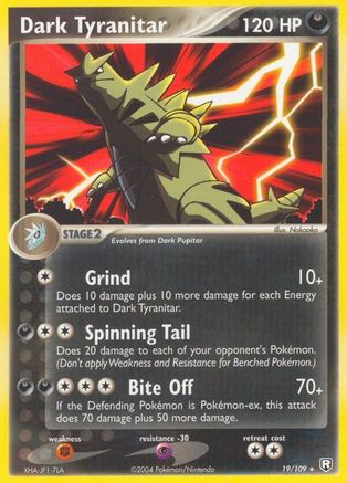 Dark Tyranitar 019/109 - Team Rocket Returns Reverse Holofoil - Rare