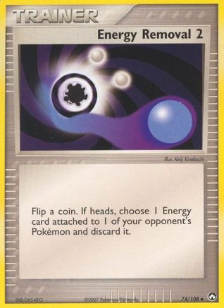 Energy Removal 074/108 - Power Keepers Reverse Holofoil - Uncommon