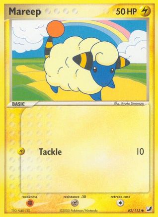 Mareep 062/115 - Unseen Forces Reverse Holofoil - Common