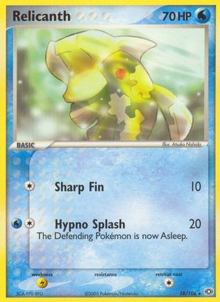 Relicanth 18/106 - Emerald Reverse Holofoil - Rare