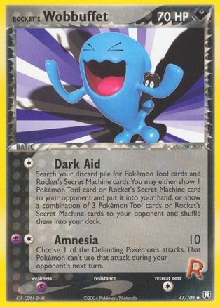 Rocket's Wobbuffet 047/109 - Team Rocket Returns Reverse Holofoil - Uncommon