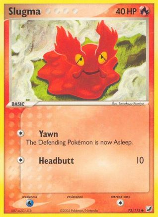 Slugma 073/115 - Unseen Forces Reverse Holofoil - Common