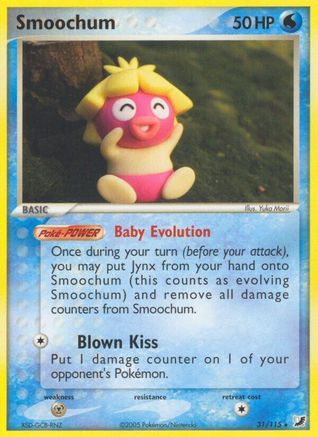 Smoochum 31/115 - Unseen Forces Reverse Holofoil - Rare