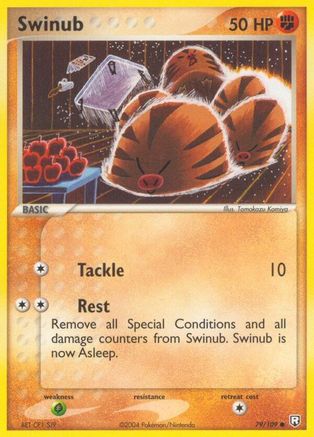 Swinub 079/109 - Team Rocket Returns Reverse Holofoil - Common