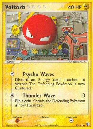 Voltorb 080/109 - Team Rocket Returns Reverse Holofoil - Common