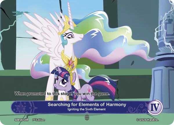 Searching for Elements of Harmony – Igniting the Sixth Element | SD01A-C09 | C