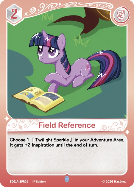 Field Reference | SD01A-SPR01 | SPR