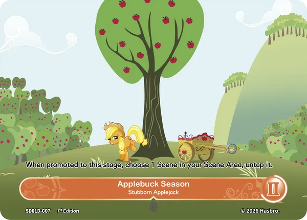 Applebuck Season – Stubborn Applejack | SD01D-C07 | C