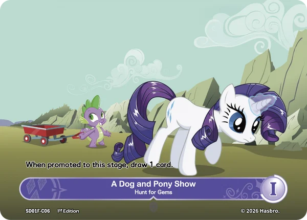 A Dog and Pony Show – Hunt for Gems | SD01F-C06 | C