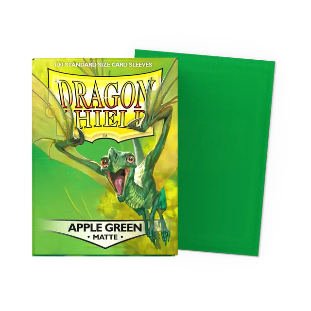 Dragon Shield Sleeves Matte (100ct): Apple Green