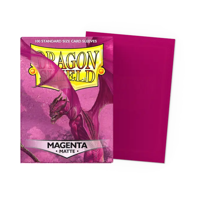 Dragon Shield Sleeves Matte (100ct): Magenta