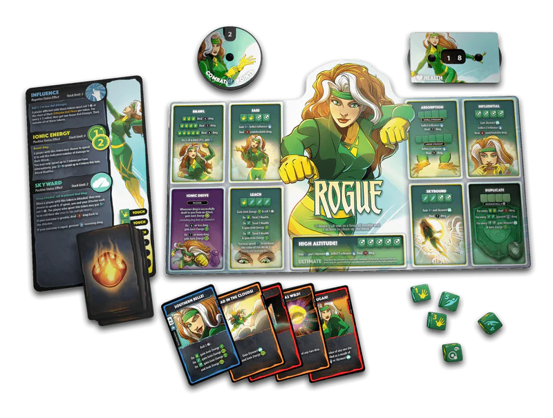 Dice Throne: Marvel X-Men 4-Hero Box 2 - Cyclops, Gambit, Rogue & Jean Grey