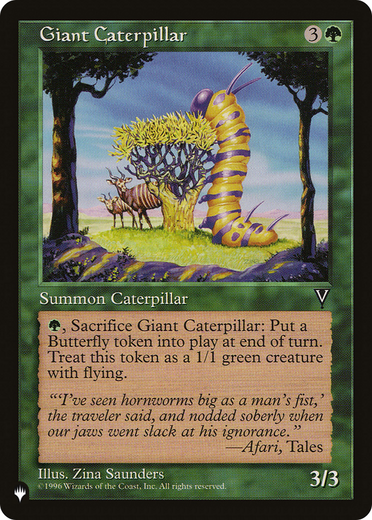 Giant Caterpillar (LIST-) - The List Foil