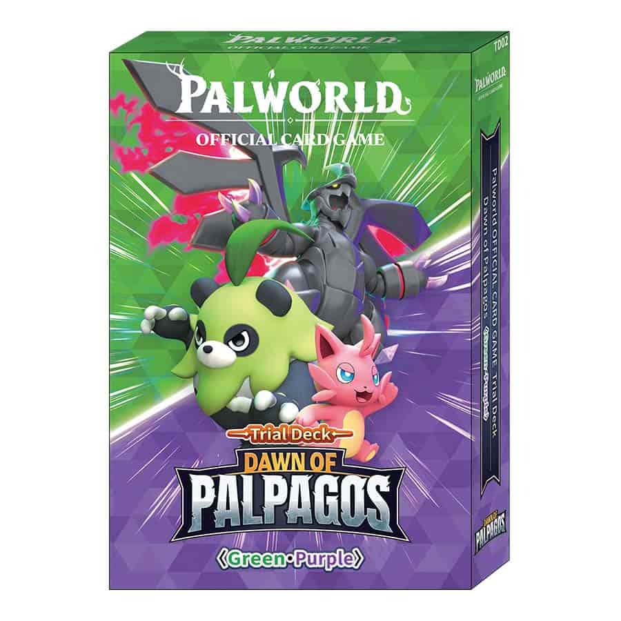 Palworld Card Game - Dawn of Palpagos - Green/Purple Trial Deck