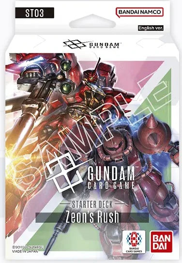Gundam Card Game - Starter Deck - ST03 - Zeon's Rush