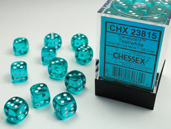 Translucent 12mm D6 Dice Block (36 dice)