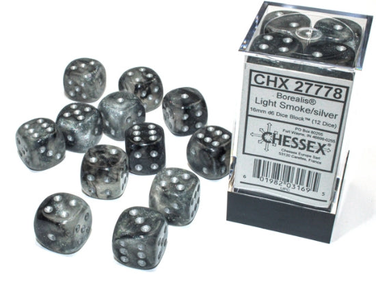 Chessex - 16mm D6 Dice Block (12 dice)