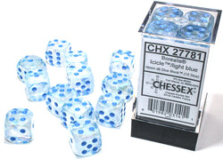Chessex - 16mm D6 Dice Block (12 dice)