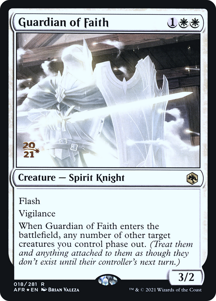 Guardian of Faith [Dungeons & Dragons: Adventures in the Forgotten Realms Prerelease Promos]