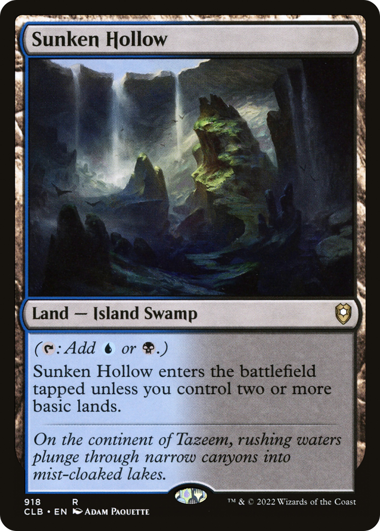 Sunken Hollow [Commander Legends: Battle for Baldur's Gate]