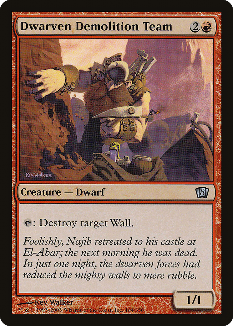 Dwarven Demolition Team [Eighth Edition]