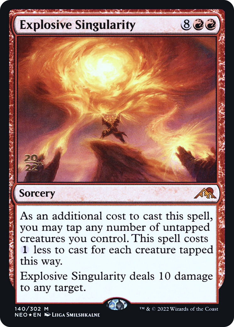 Explosive Singularity [Kamigawa: Neon Dynasty Prerelease Promos]