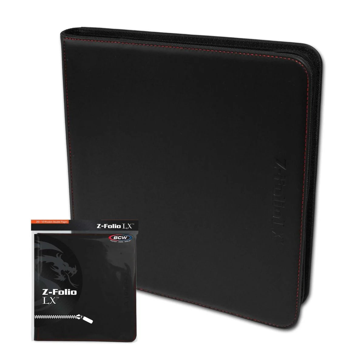 BCW 12-Pocket Pro-Folio Zip/ed LX