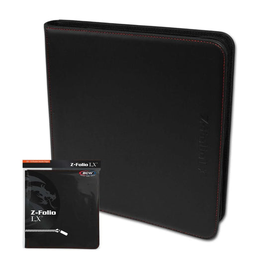 BCW 12-Pocket Pro-Folio Zip/ed LX