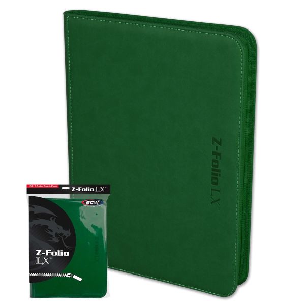 BCW 9-Pocket Pro-Folio Zip/ed LX