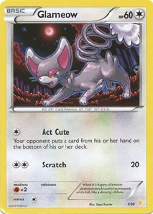 Glameow (27/30) [XY: Trainer Kit 3 - Pikachu Libre]