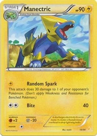 Manectric (13/30) [XY: Trainer Kit 3 - Pikachu Libre]
