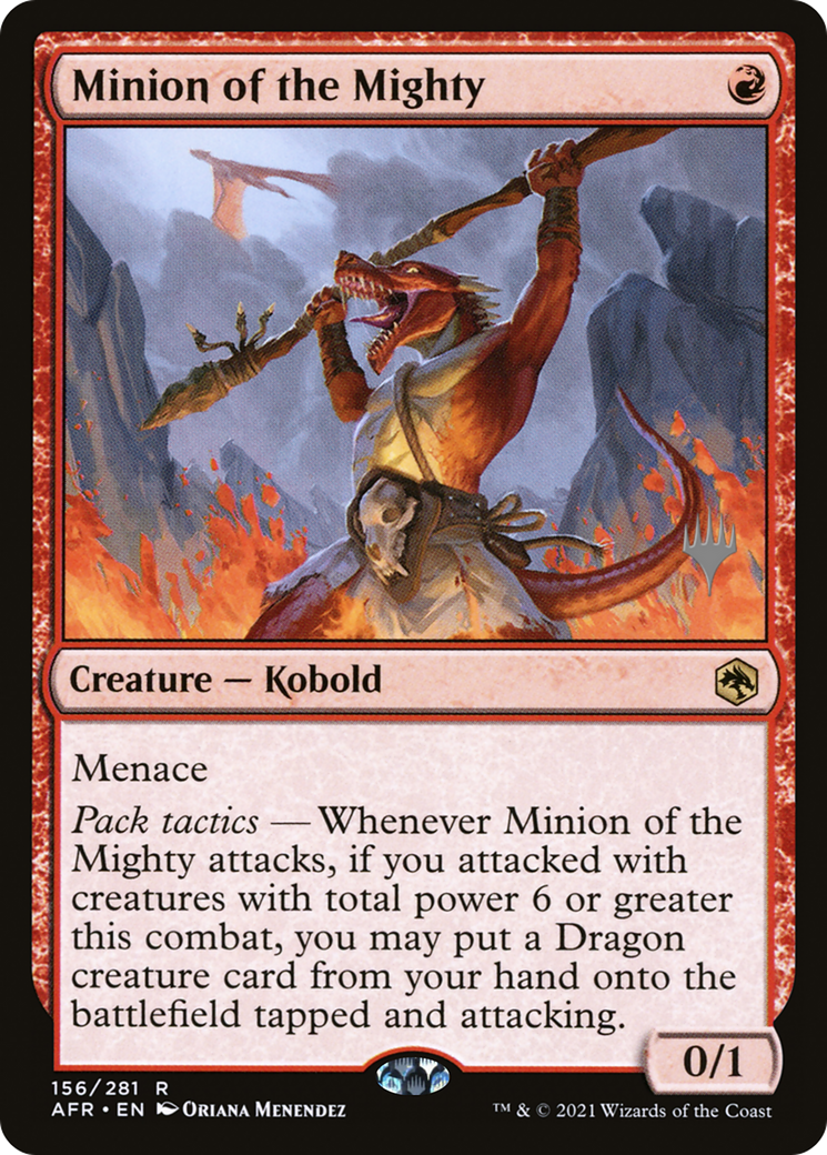 Minion of the Mighty (Promo Pack) [Dungeons & Dragons: Adventures in the Forgotten Realms Promos]