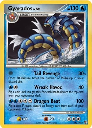 Gyarados (19/100) (Theme Deck Exclusive) [Diamond & Pearl: Stormfront]
