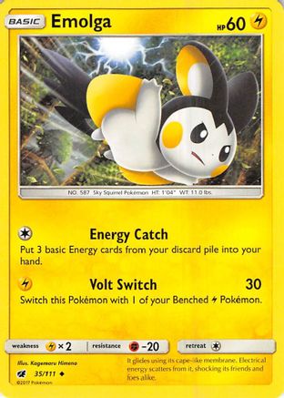 Emolga (35/111) [Sun & Moon: Crimson Invasion]