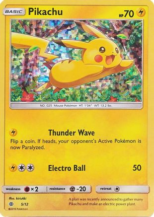 Pikachu (5/12) [McDonald's Promos: 2017 Collection]