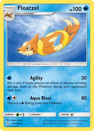 Floatzel (36/156) [Sun & Moon: Ultra Prism]