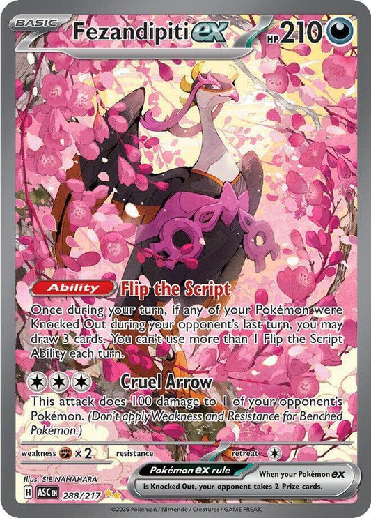 Fezandipiti ex 288/217  - Holofoil ME Ascended Heroes - Special Illustration Rare