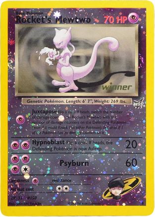 Rocket's Mewtwo (8) (Winner) [Best of Promos]