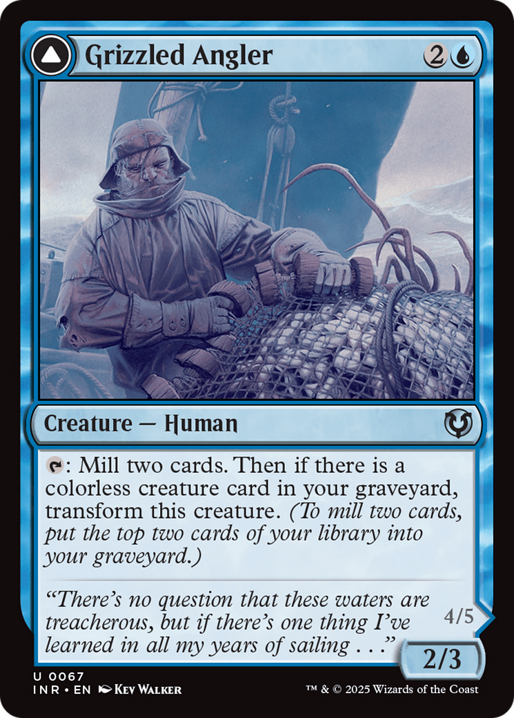 Grizzled Angler // Grisly Anglerfish [Innistrad Remastered]